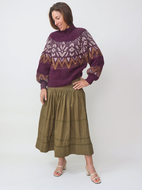 Lilith Turtleneck, Bordeaux