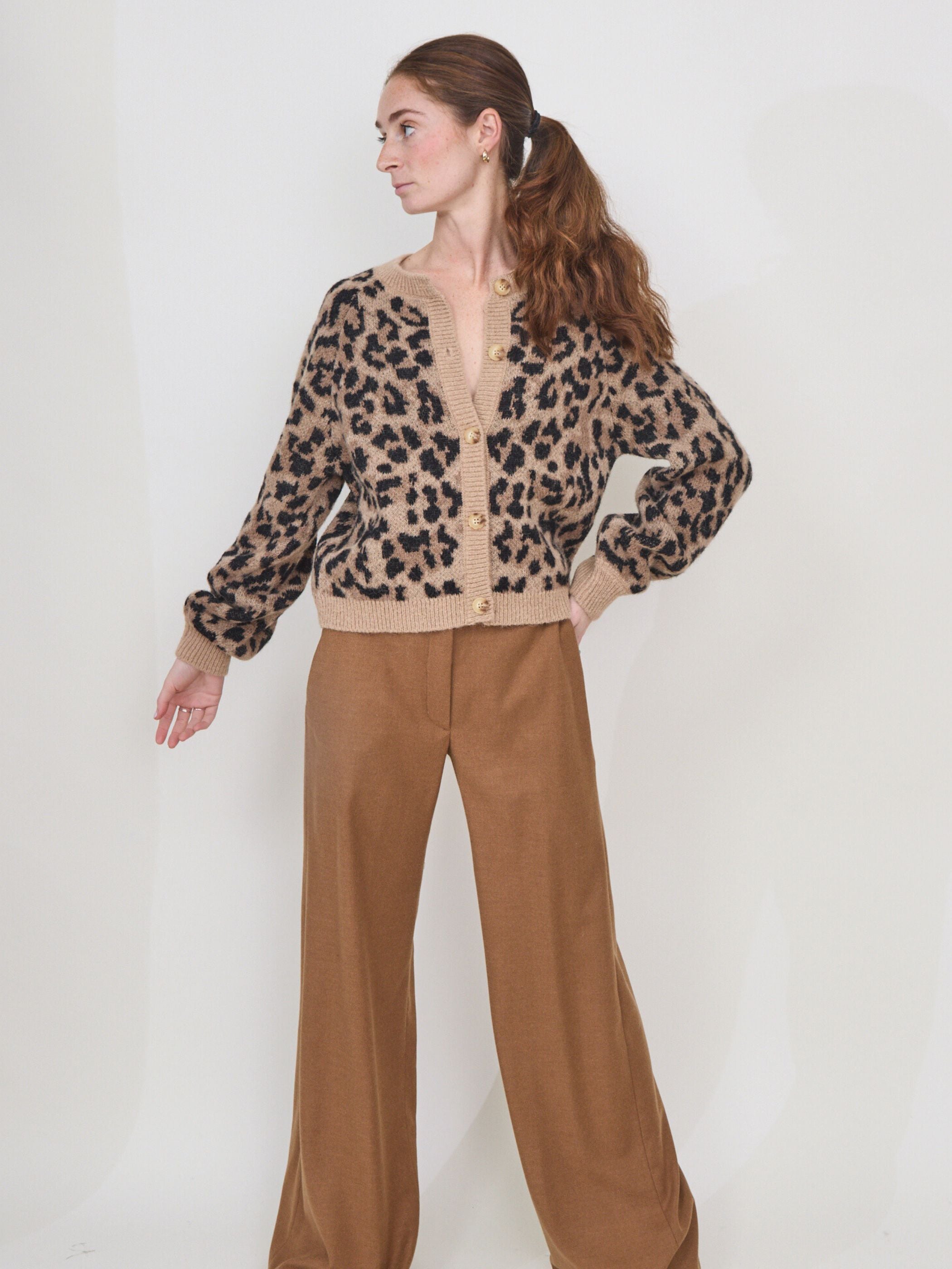 Windsor Cardigan, Leopard – teaandoranges