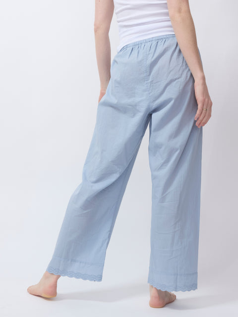 Eyelet Easy Sleep Pant, rainwater