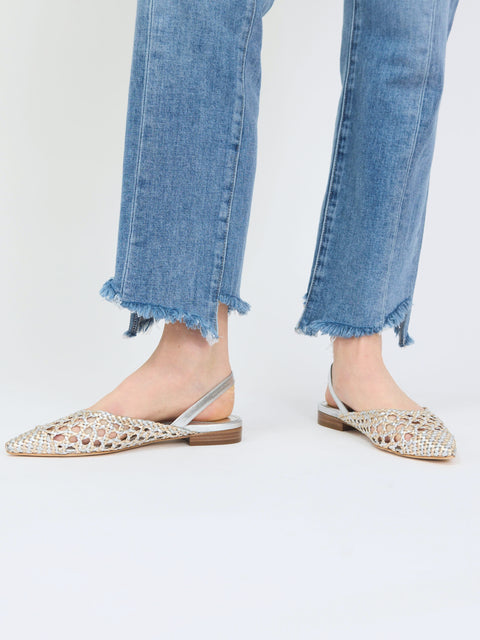 Patty Slingback, silver/gold