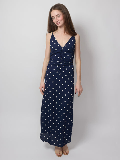 Atalia, navy creme dot