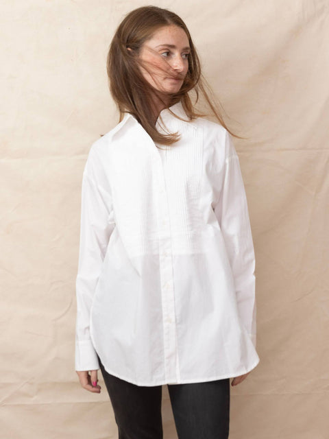 Sage Long Shirt, White