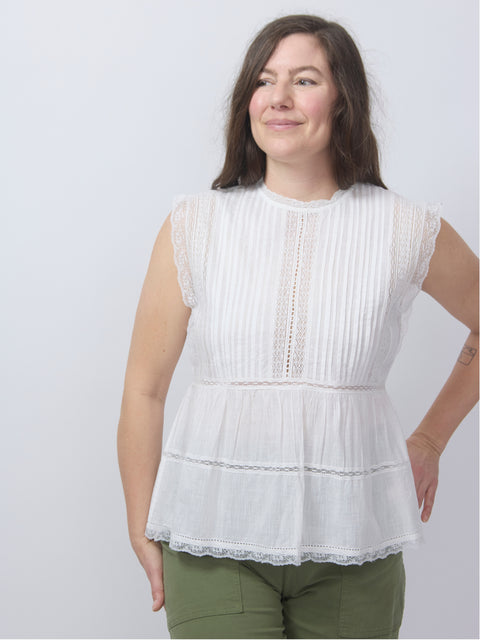 Sonnet Top, true white