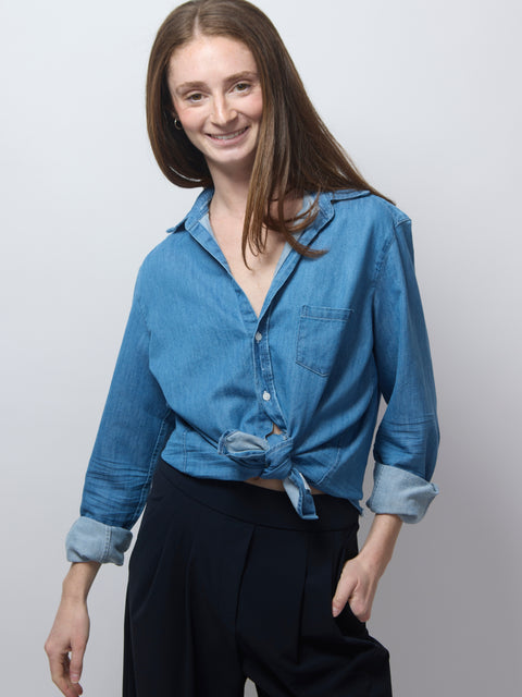 Eileen, Vintage Stonewashed Indigo