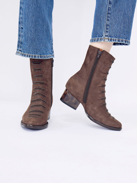 Tiba Tall Boot, Chocolate Suede