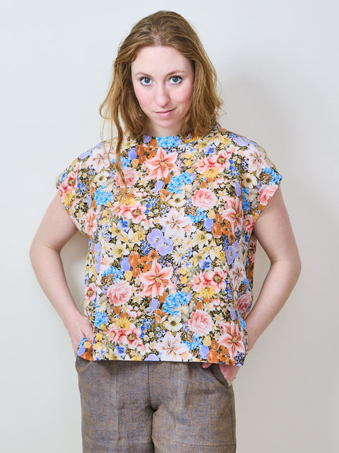 Curacao Blouse, multicolor pastel