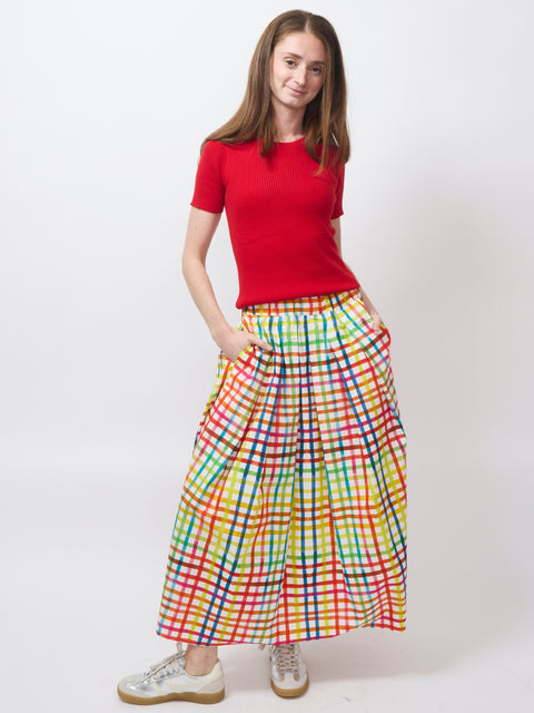 Skirt Juliette, multi check