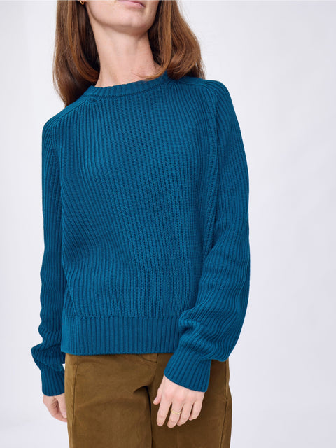 Avery Crew Neck, Teal