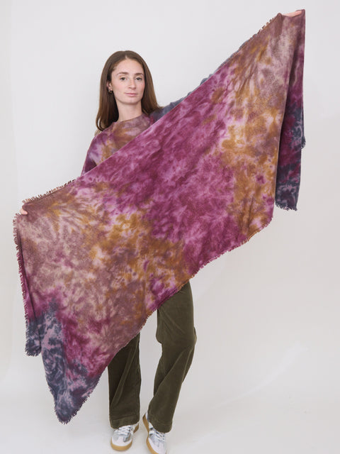Cocoon Fringe Scarf, Pluto
