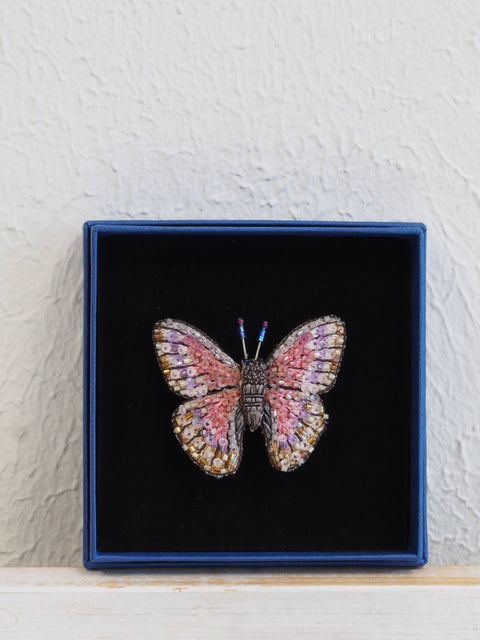 Morpho Godarti Butterfly Brooch