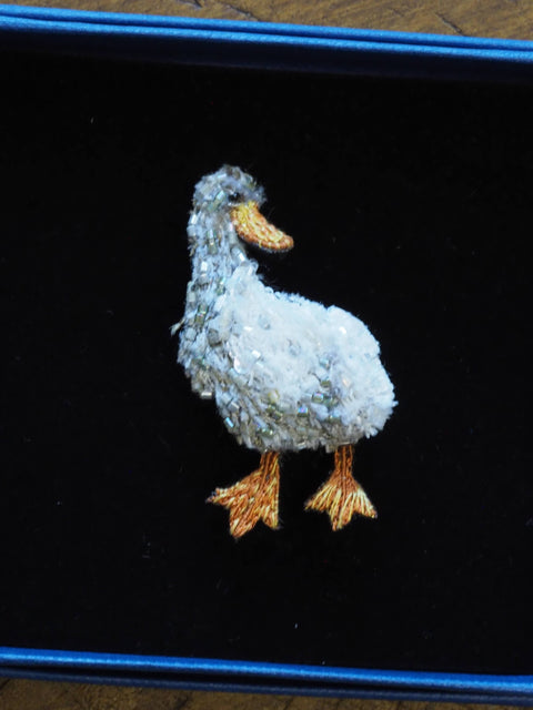 Lucky Duck Brooch