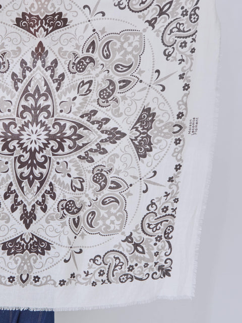 Bandana Foulard, ecru wc