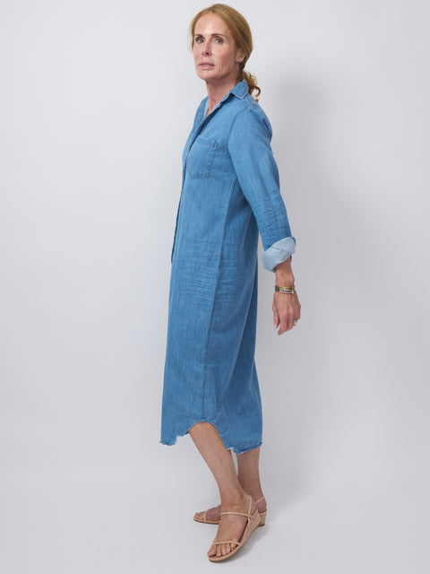 Rory Maxi, Vintage Stonewashed Indigo