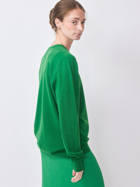 Maglia Scollo V, Smeraldo