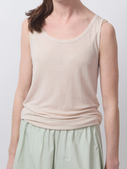 Sana Sheer Tank, oatmeal