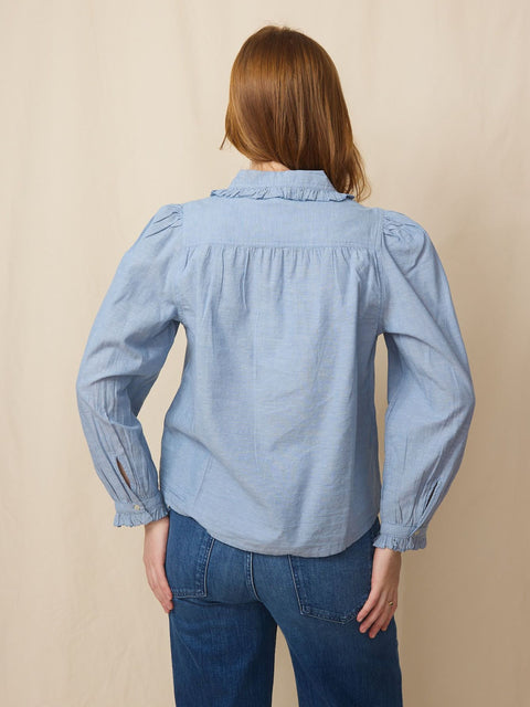 Hemmingway Top, Chambray