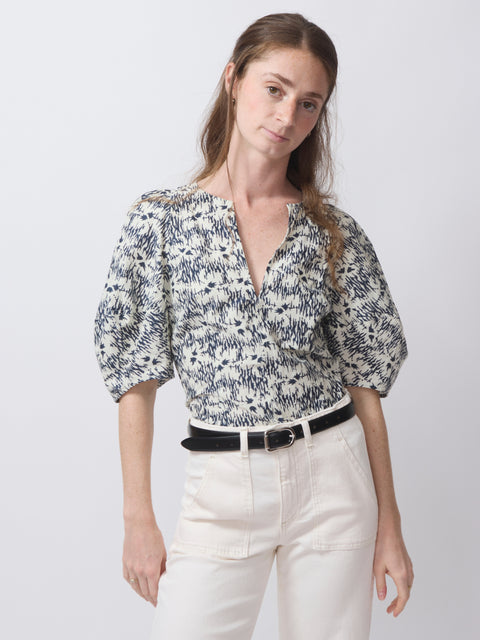 Sculpted Bina Top, Tropical Midnight