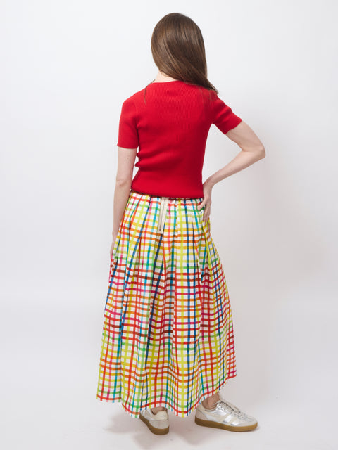 Skirt Juliette, multi check