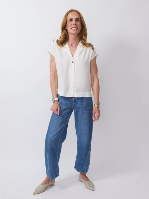 Noturally Camp Shirt, white