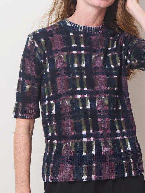 Girocollo Stampa Tartan