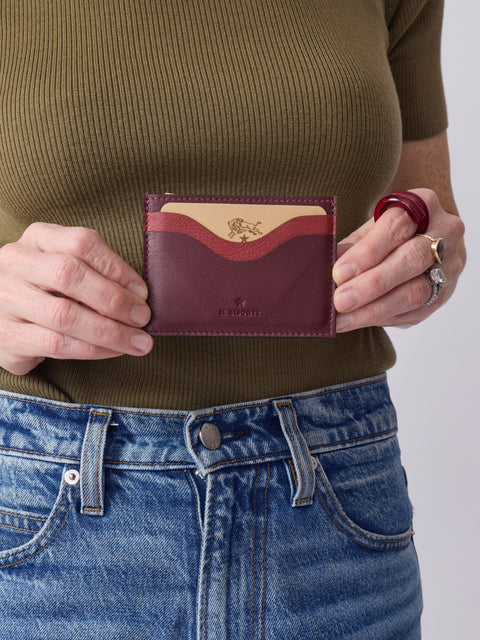Card Case, Amarena/Rosso
