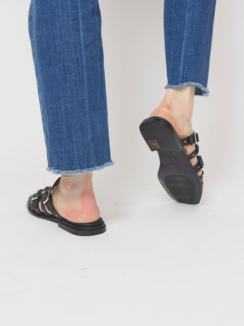 Studded Sandal, black
