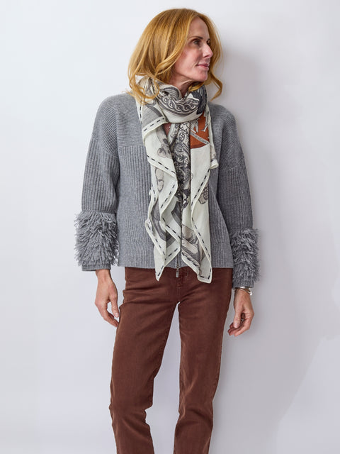 Archives Scarf, Blanc