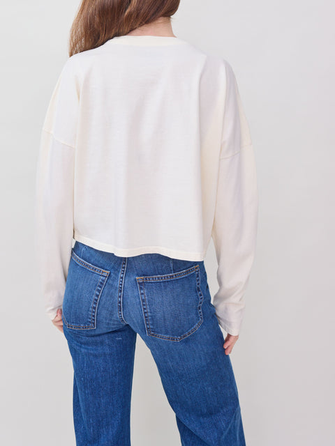 Crop Long Sleeve Tee, martini soup