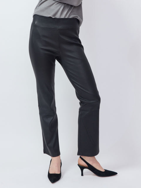 Zaragoza, black leather