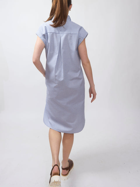 Candice DC Shirtdress, mini windowpane