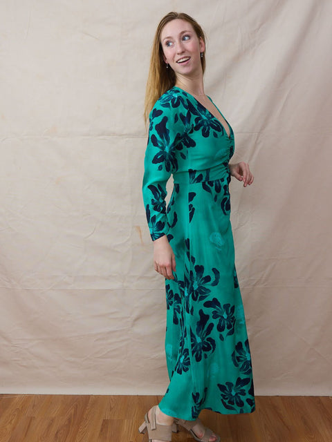 Greta Midi Dress, Green