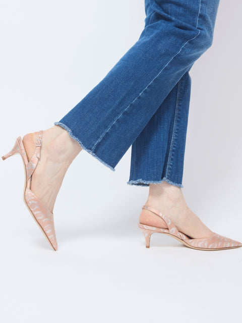 Classic Slingback, Blush Leopard