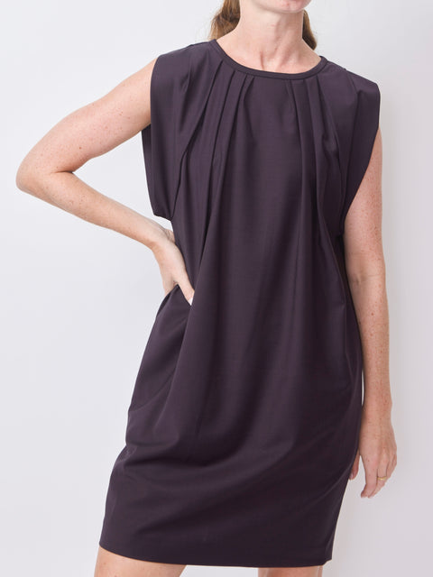 Terry Dress, Deep Violet