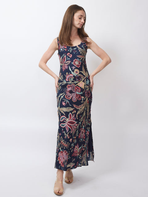 Adele, Dark Blue Enchanted Floral