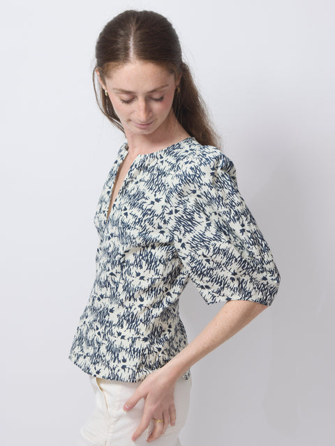Sculpted Bina Top, Tropical Midnight