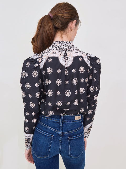 Artemis Bronco Shirt, Black Bandana