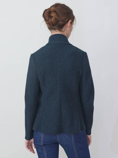 Blazer Chicco Riso, blue/charcoal/green