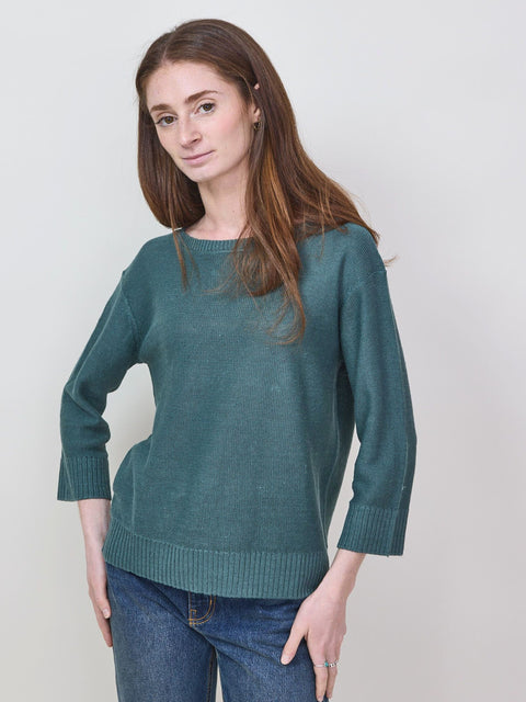 Textured Easy Pullover, Laurel