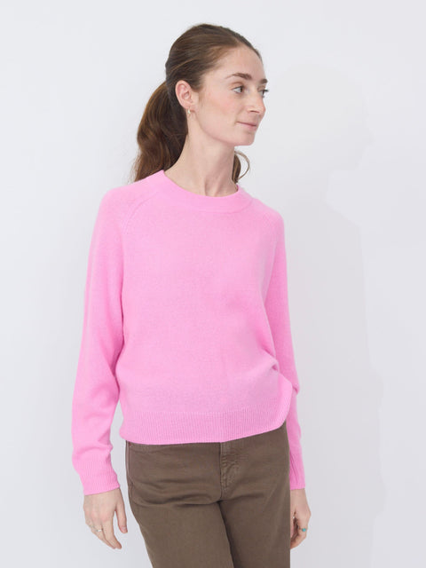Cozy Raglan Crew, Plastic Pink