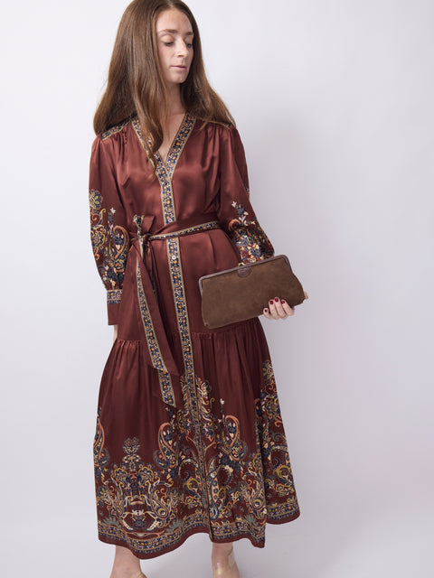 Classic Clutch, Testa di Moro/Caffe