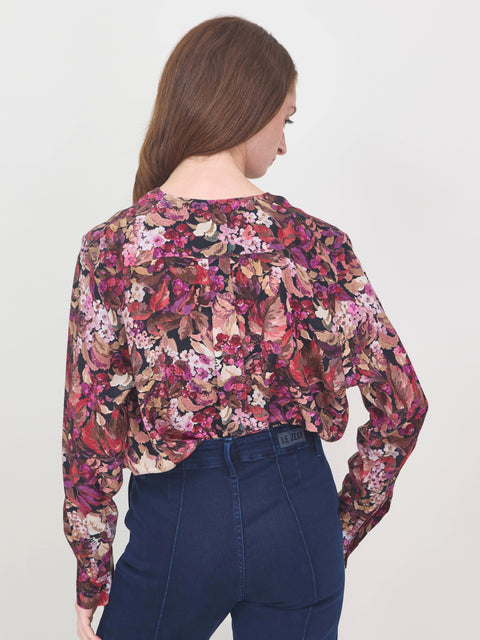Daruma blouse, magenta