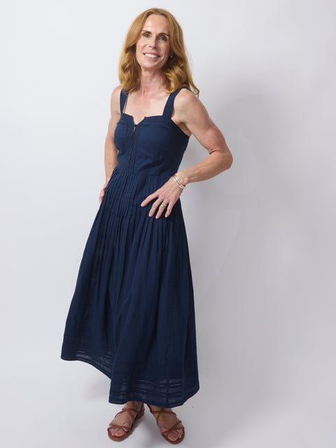Daybreak Dress, Navy