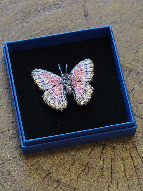 Morpho Godarti Butterfly Brooch