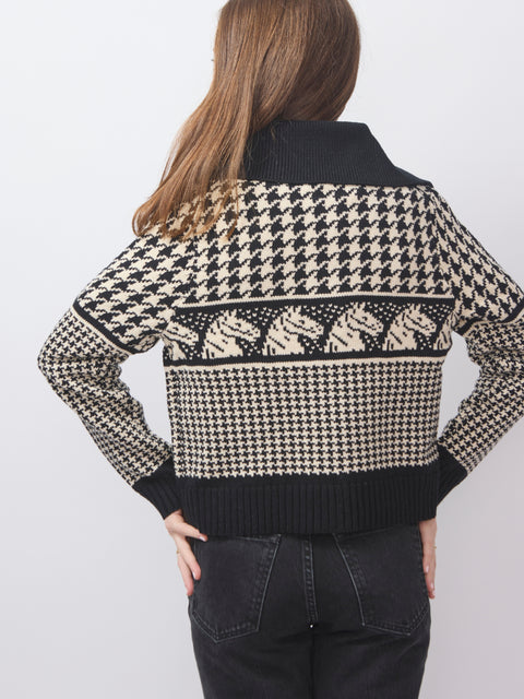 Pony Cardigan, Black
