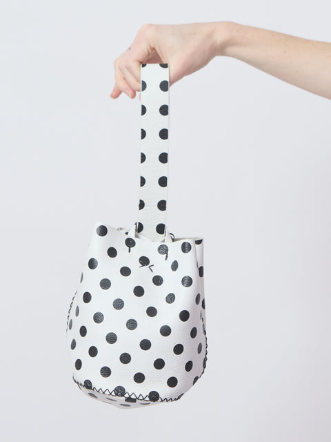 Navigli wristlet, polka dot