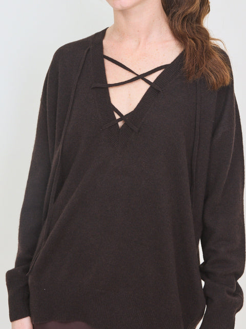 Erna Sweater, dark oak