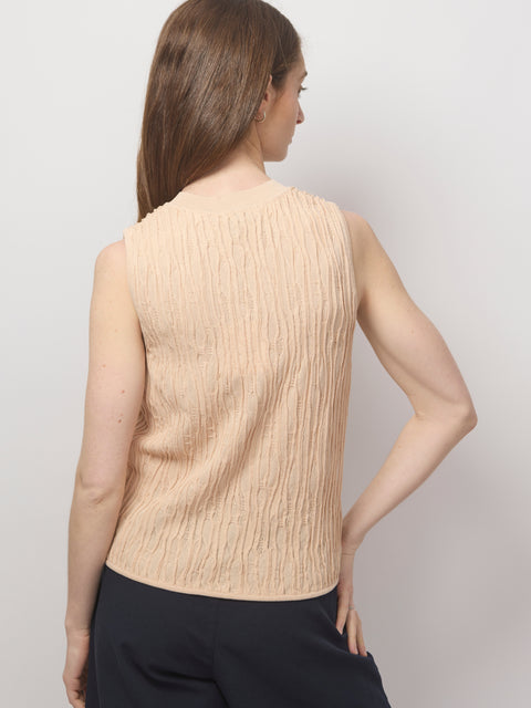 Maglia Knitted Slim, pelle