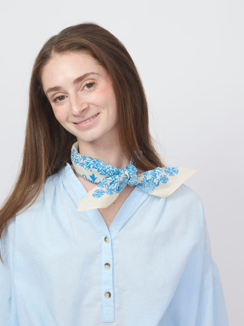 Cotton Blossom Bandana, Coastal