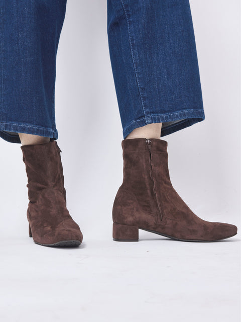 Encina Stretch Suede, Brown