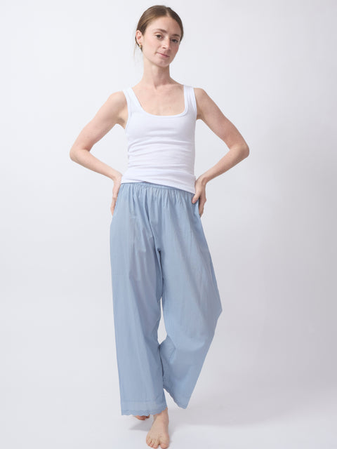 Eyelet Easy Sleep Pant, rainwater